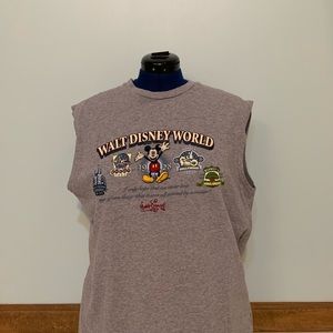 Vintage Embroidered Walt Disney World Tank Men (L)